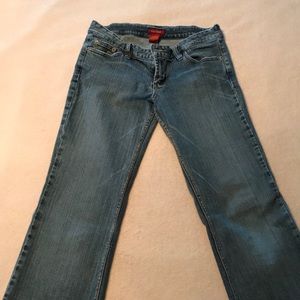 Blue asphalt boot cut jeans